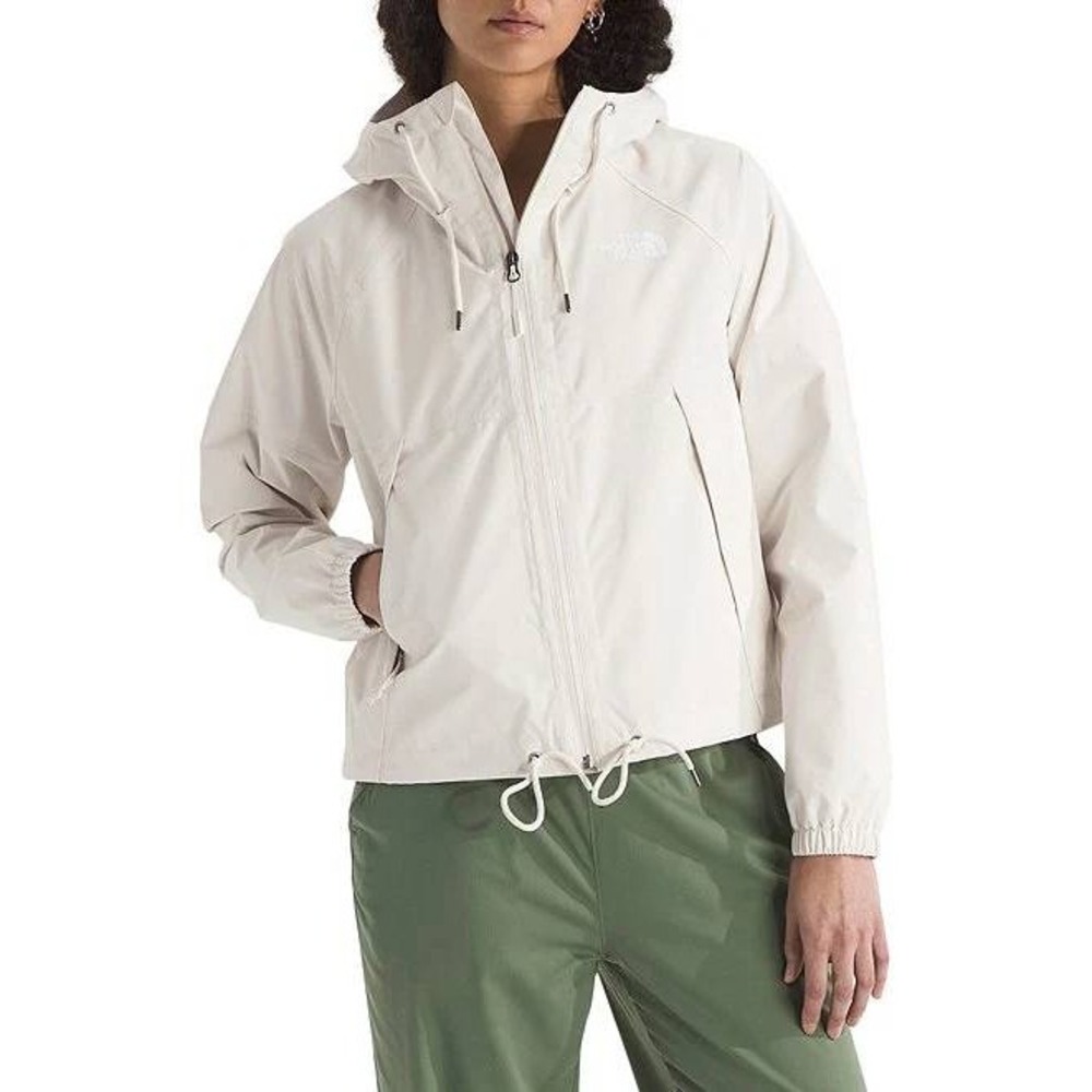 The North Face Antora Rain Hoodie White Dune Size Large New With Tags